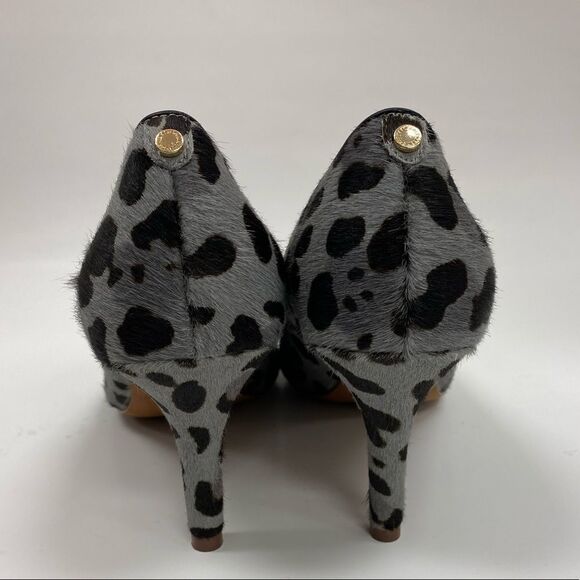Cole haan Gemma black‎ and grey calf hair pumps - Picture 7 of 12